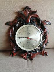 VINTAGE VELIS MARKA AHŞAP KASALI DUVAR SAATİ