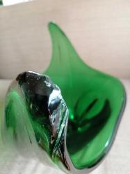 VINTAGE MURANO YEŞİL CAM GONDOL