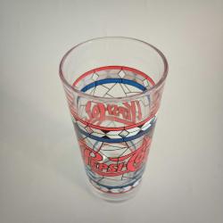 Pepsi Tiffany Vitray Bardak - Ağ Desenli