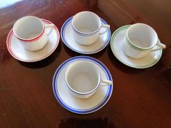 VINTAGE 4 ADET PORSELEN ÇAY FİNCANI