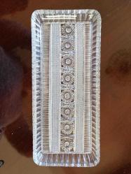 VINTAGE KRİSTAL SERVİS TABAĞI