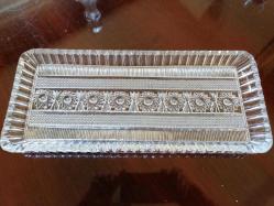 VINTAGE KRİSTAL SERVİS TABAĞI