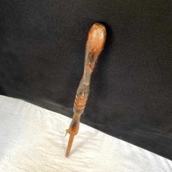 Antika Ahşap İp Halat Örme Aleti