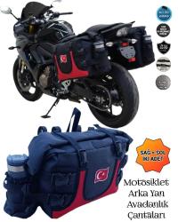SEVBAGS MOTOSİKLET ARKA YAN AVADANLIK ÇANTALARI