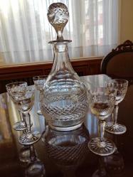 VINTAGE KRİSTAL LİKÖR TAKIMI