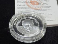 Muhsin Ertuğrul – Geleneksel Türk Tiyatrosu Serisi No:6 Gümüş Hatıra Sikkesi (Darphane, 925 Ayar, Proof)