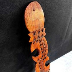 Nostaljik İskandinav El Oyması Ahşap Gelin Kaşığı