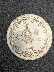 1293/15 Gümüş 5 Kuruş R ( Nadir) ÇÇT