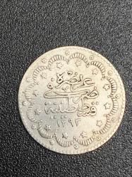 1293/15 Gümüş 5 Kuruş R ( Nadir) ÇÇT