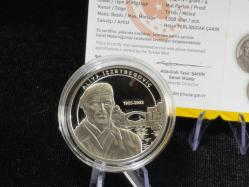 Aliya İzzetbegoviç – Gümüş Hatıra Sikkesi (Darphane, 925 Ayar, Proof)
