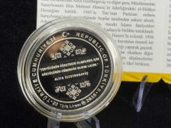 Aliya İzzetbegoviç – Gümüş Hatıra Sikkesi (Darphane, 925 Ayar, Proof)