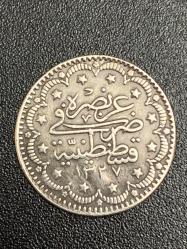 1327/3 Gümüş 5 Kuruş ÇÇT+