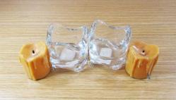 KaLıN CAM İçİ PİLLİ MUMLUKLAR....2 Adet