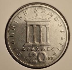 YUNANİSTAN 20 DRAHMİ 1988