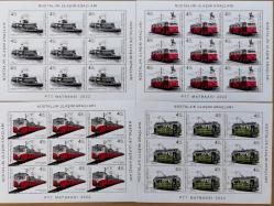 2022 NOSTALJİK ULAŞIM ARAÇLARI MNH KLEINBOGEN TABAKA