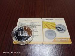 Batı Hun Devleti Gümüş Hatıra Parası - Darphane sertifikalı