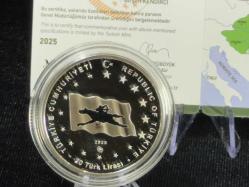 Darphane Avar Kağanlığı – Türk Devletleri Serisi No:6 Gümüş Hatıra Sikkesi (925 Ayar, Proof / Mineli)