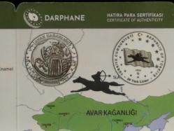 Darphane Avar Kağanlığı – Türk Devletleri Serisi No:6 Gümüş Hatıra Sikkesi (925 Ayar, Proof / Mineli)