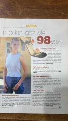 SABAH MODA MARKA DERGİSİ - 6 HAZİRAN 1998 -MUSTAFA TAVİLOĞLU – CEM HAKKO – EMİR YARGICI – MELEK AŞKIN – DEMET ATEŞ – AHMET TARKAN – FATOŞ AHUNBAY – ÇİPE DEMİR – KERİM KERİMOL – TURGUT TOPLUSOY – ARZU ÖZBAKIŞ – İDİL BİROL – ALEV CİLİV – ALİ HOCAOĞLU – VAHİT İPEKÇİ – DENİZ SEFEROĞLU – NEDRET BİRİM – SERNUR DİNÇKÖK – TOM FORD – GUCCI – PRADA – DOLCE & GABBANA – 1998 YAZ MODASI – ŞİFON VE ROMANTİZM – SAFARİ TARZI – METALİK RENKLER – TRANSPARAN DOKUNUŞLAR – KAPRİLERİN GERİ DÖNÜŞÜ – ÖRGÜNÜN YENİDEN YÜKSELİŞİ – ROMANTİZMİN RUHU – ŞİFON VE ÇİÇEKLİLER - 50 SAYFA