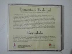 KOYUNBABA  Concerto di Berlinbul for Saz, Guitar and Chamber Orchestra 1991 '' Carlo Domenico, Adil Arslan, Gürer Aykal ''  CD