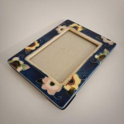 Vintage Çiçekli Seramik Çerçeve