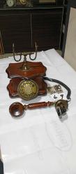 Ahşap Retro Telefon