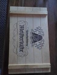 Almanyadan Eskilerden Tahta LİKÖR Kutusu