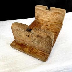 Nostaljik Ahşap El Oyması Banyo Taburesi