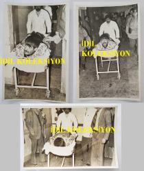 RÜÇHAN ÇAMAY ve YEŞİLÇAM'IN UNUTULMAZ OYUNCUSU LEYLA SAYAR'IN ORİJİNAL 25'Lİ AJANS-BASIN FOTOĞRAFI SETİ - 18 x 12 cm EBADINDA - 1980 YILINDA LEYLA SAYAR ve RÜÇHAN ÇAMAY'IN BİR GRUP TARAFINDAN POLONEZKÖY'DE FİDYE İÇİN KAÇIRILMALARI OLAYINDA YÜRÜTÜLEN KURTARMA OPERASYONU ve SONRASINDAKİ ADLİYE SÜRECİNDE ÇEKİLMİŞ 25 FARKLI KARE.  RÜÇHAN ÇAMAY'I KIZI MELİKE DEMİRAĞ ADLİYEDE YALNIZ BIRAKMADI. ESKİ BİNİCİ ve SÜVARİ YÜZBAŞISI ORHAN ÇETİNKOL, OLAY SIRASINDA KAÇIRAN GRUP TARAFINDAN VURULARAK YARALANDI... NİSAN 1980 (AÇIKLAMAYI OKUYUNUZ)