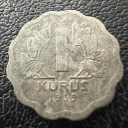 Papatya 1 Kuruş 1939.