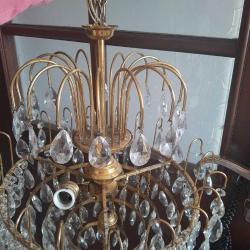 Pirinç Kasnaklı Antika  Avize