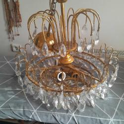 Pirinç Kasnaklı Antika  Avize