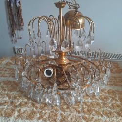 Pirinç Kasnaklı Antika  Avize