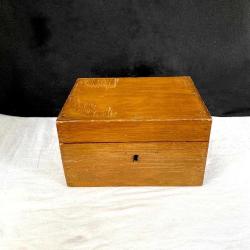 Nostaljik Gömme Kilitli Ahşap Kutu