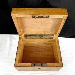 Nostaljik Gömme Kilitli Ahşap Kutu