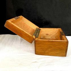 Nostaljik Gömme Kilitli Ahşap Kutu