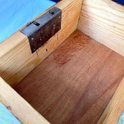 Nostaljik Gömme Kilitli Ahşap Kutu