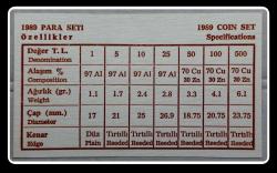 1989 YILI DARPHANE TEDAVÜL SETİ (DRPSET989) “9400 Adet Basılmıştır”