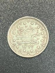 1327/1 Gümüş 5 Kuruş Çil-