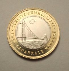 473// 1 Lira Çanakkale köprüsü (2022)