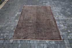 EL DOKUMA KAHVERENGİ VİNTAGE HALI 170 CM X 230 CM