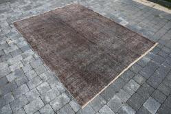 EL DOKUMA KAHVERENGİ VİNTAGE HALI 170 CM X 230 CM