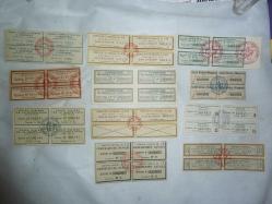 HİSSE SENEDİ KAR PAYI KUPONLARI YABANCI ÜLKELER  1930 LU 1960 LI YILLAR 4 LÜ BLOK ORTALARI MÜHÜRLÜ 56 BLOK 224 ADET+ÜCRETSİZ KARGO