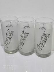 Coca Cola vintage 3 adet buzlama bardak