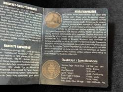 Darphane 2015 Çanakkale Zaferi'nde Türk Donanması - Bronz Sikke Hatıra Para Seti Kutulu Sertifikalı