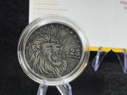 Galatasaray – 25. Şampiyonluk Gümüş/Okside Hatıra Sikkesi (Darphane, 925 Ayar, Mineli)