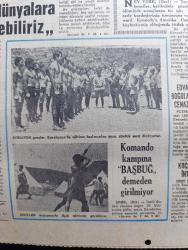 Hürriyet Gazetesi - Turkish Newspaper - 23 Temmuz 1969 - Üç astronot hızla dünyaya yaklaşıyor - Ay böceği Kartalın Aya konmasını gösteren temsili resim - Amerika'da Ay modası bir salgın halini aldı - arabası ile denize uçunca yanındaki kadının boğulmasına sebep olan Edward Kennedy'nin durumu sarsıldı fotoğraflar - Apollo programının gerçekleşmesinde en büyük payı olan Von Braun artık başka dünyalara göç edebiliriz dedi - Apollo 12 Kasım ayında atılacak - karaburun'da komando kampına Başbuğ demeden girilemiyor fotoğraflar - Süleyman Demirel doğu'ya yöneldi - Kürekle Atlantik'i geçti ama başarısını Apollo 11 gölgeledi - Aydan dünyaya faydalı mikropların gelmesi muhtemel - Neşet Ertaş yarın akşam Erzincan spor kulübünde - Tarkan korkunç takip yazan ve çizen Sezgin Burak - İsmail Baykut taziye mesajları - Türk petrolü İtalya'da rafine edilecek - Sovyet Basını Luna 15'ten kısa söz ediyor - 85'lik Ermeni Nişan Harutyan Müslümanlığı kabul ederek sünnet oldu Fotoğraf -  Opon ağrı kesici