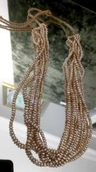 GERÇEK KUM İNCİ ESKİ KOLYE UZUNLUK 27 CM