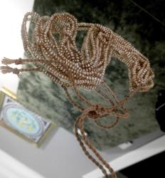 GERÇEK KUM İNCİ ESKİ KOLYE UZUNLUK 27 CM