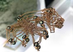 LOT.7 » NAZAR BONCUKLU ÇELİK KOLYE UZUNLUK 40 CM